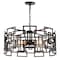 Cwi Lighting Litani 4 Light Down Chandelier With Brown Finish 9913P25-4-205 - alternate 1